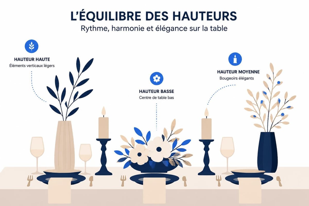 Harmonie visuelle de table