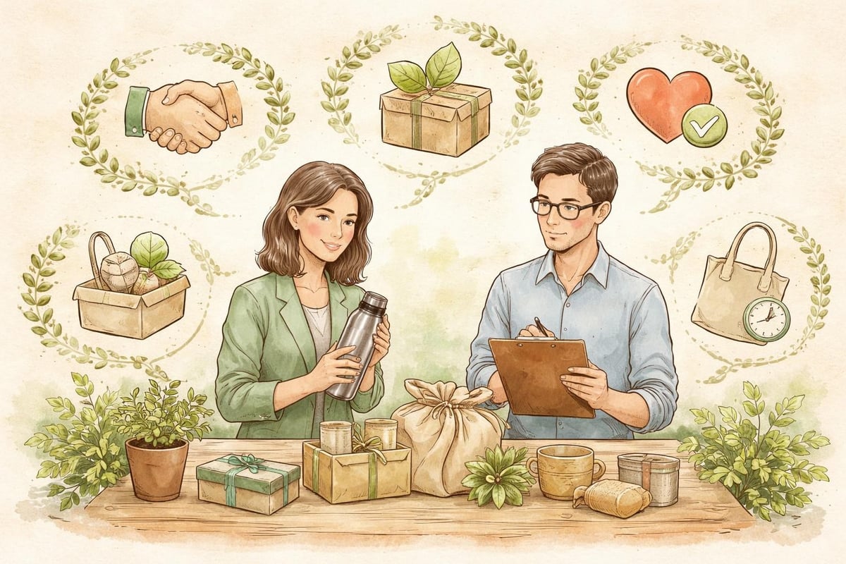Sustainable corporate gift selection