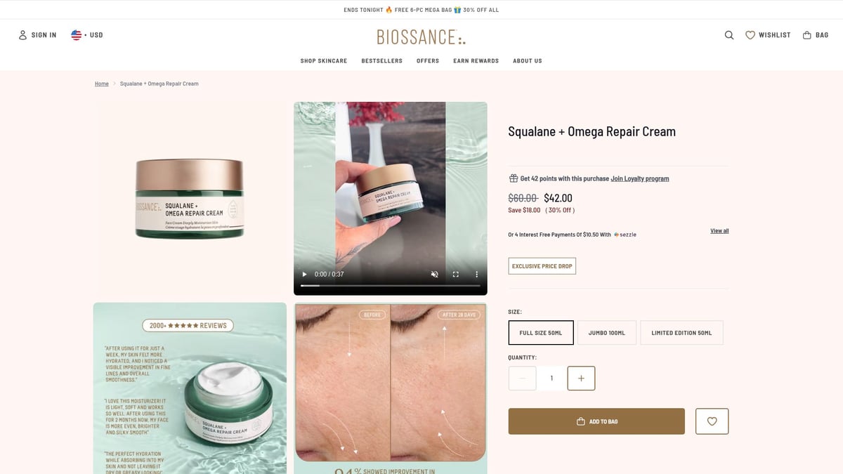 9 Best Cream for the Face Picks to Try in 2026 - Biossance Squalane + Omega Repair Cream