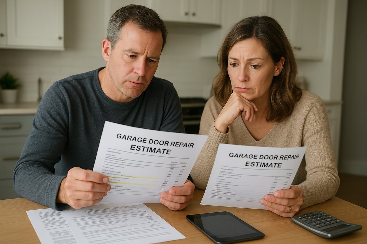 How to Evaluate and Compare Garage Door Repair Estimates