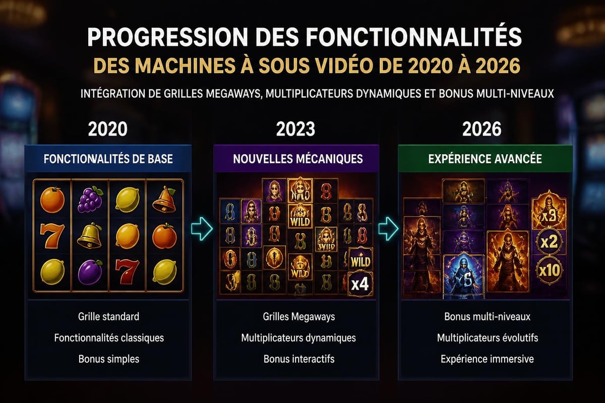 Évolution des machines à sous vidéo