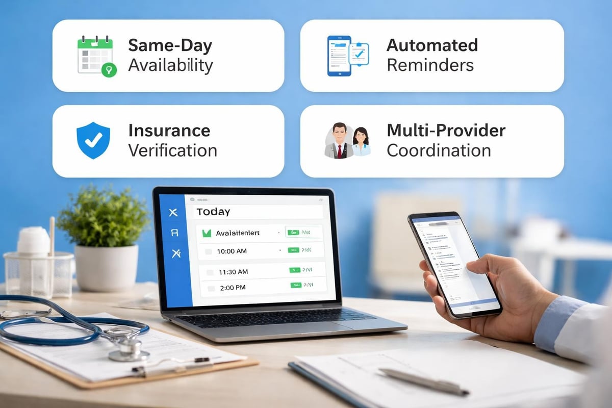 Patient scheduling workflow