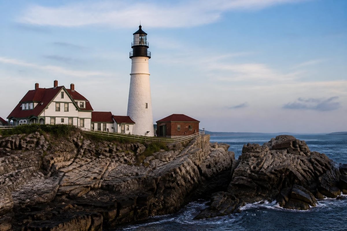 Maine lighthouse network