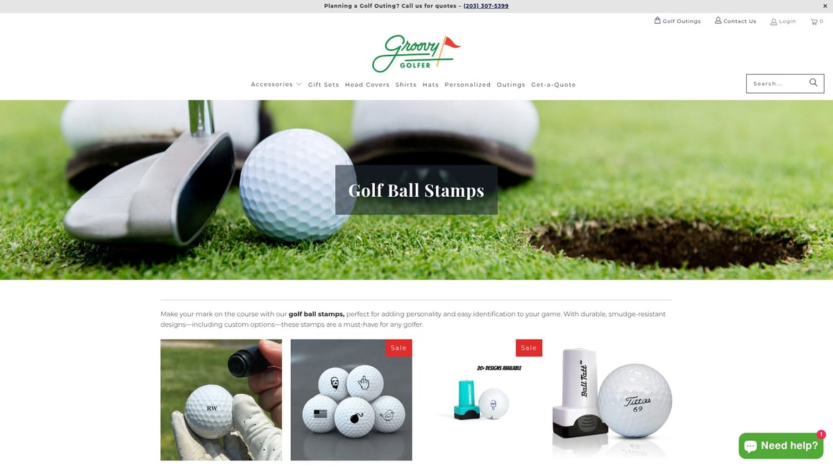 10 Must-Have Gifts Every Golf Dad Will Love in 2025 - Personalized Golf Ball Stamps – Groovy Golfer (Pricing varies)