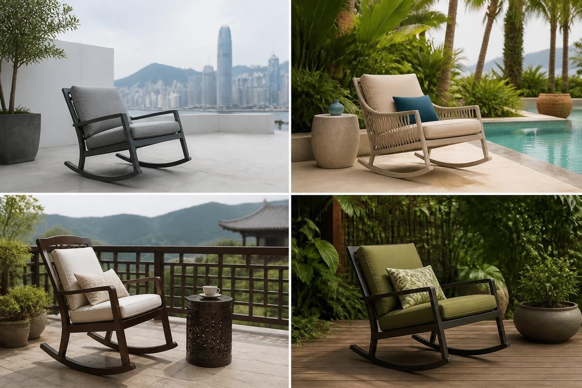 Outdoor living space styles