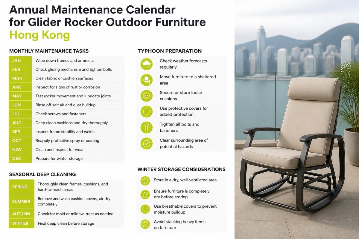 Furniture maintenance schedule
