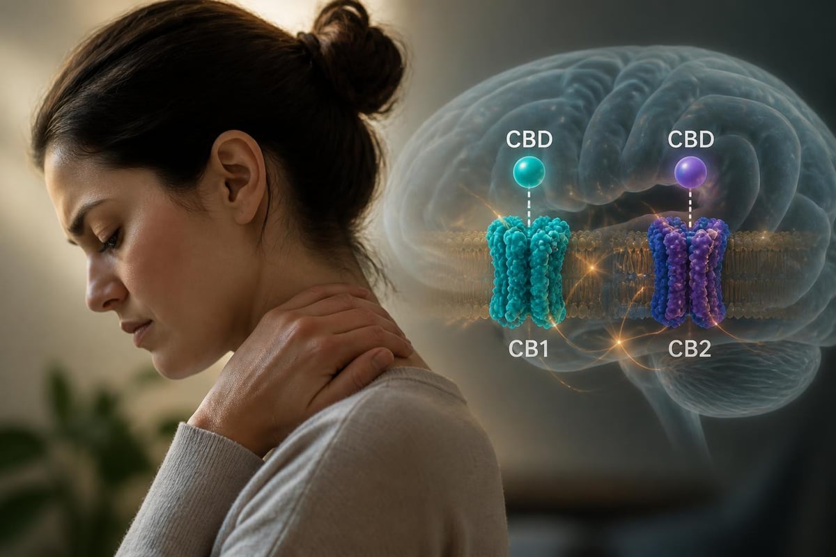 CBD interaction with endocannabinoid system