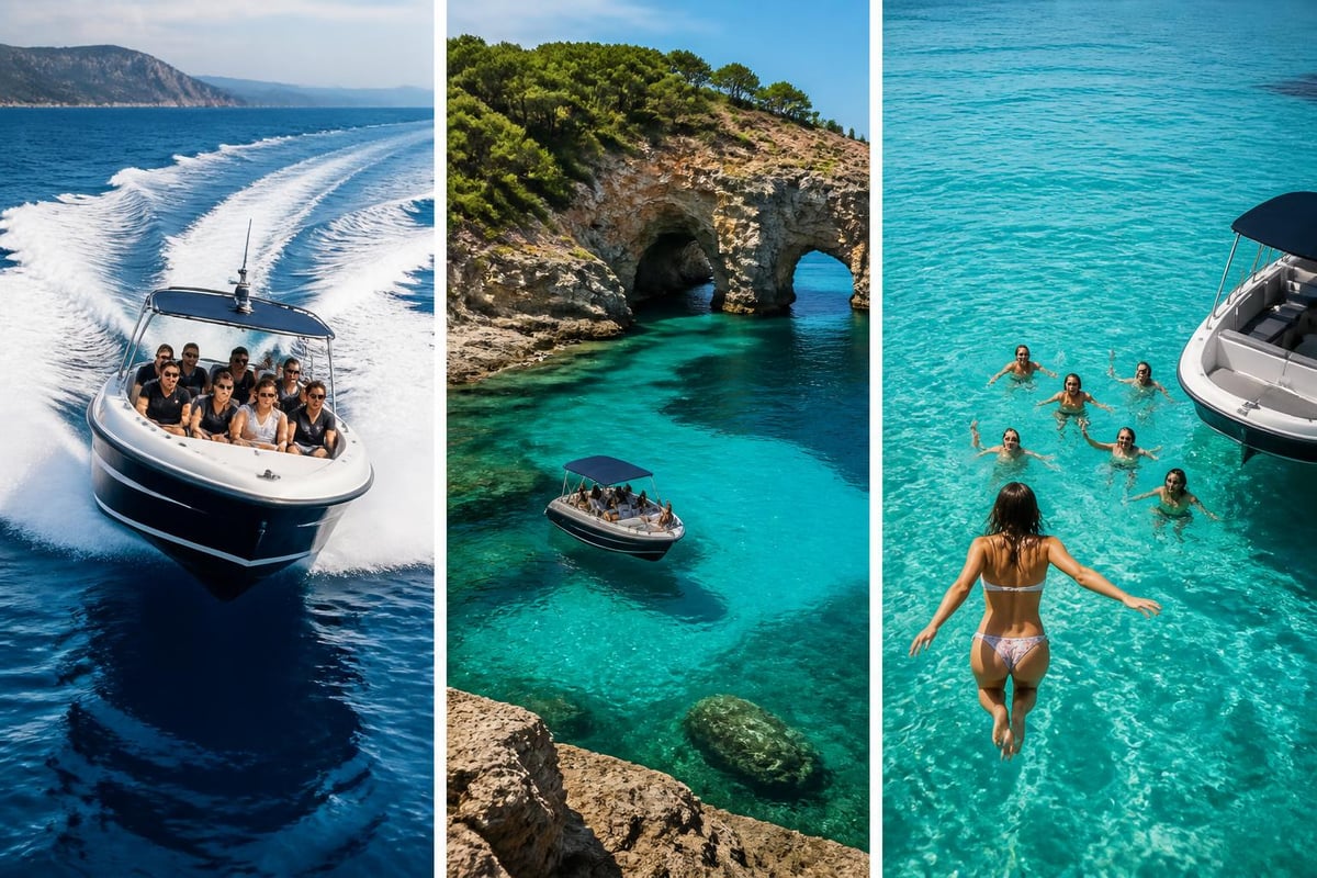 Categories of speed boat experiences