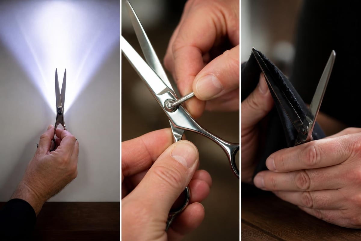 Scissor maintenance inspection points
