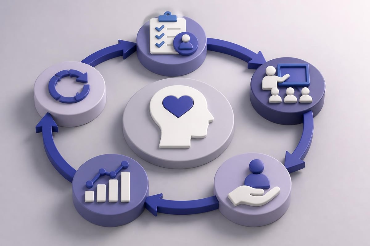 Workplace mental health training implementation