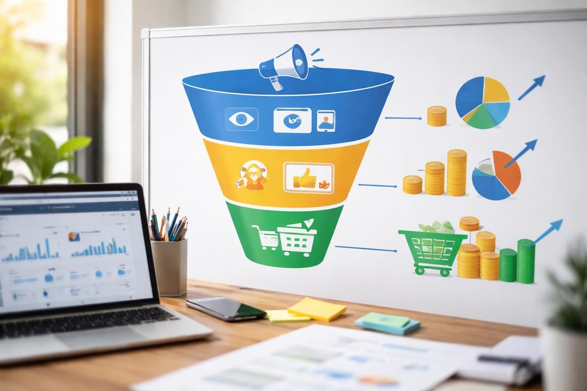 Retargeting funnel struktur