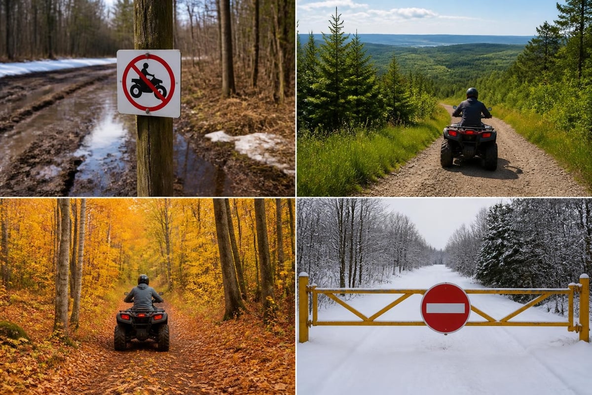 Seasonal riding conditions