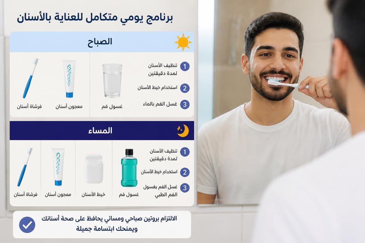 جدول العناية اليومية