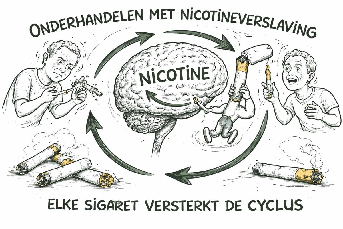 Onderhandelen met nicotineverslaving
