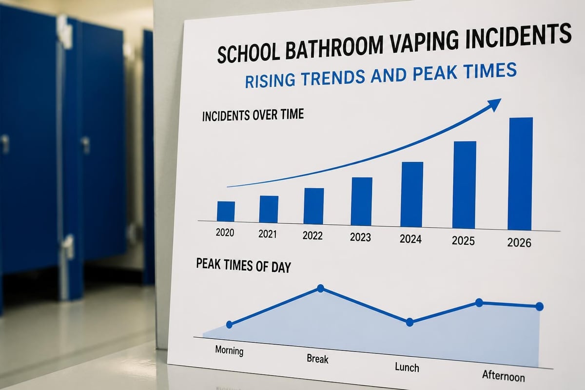 Growth of bathroom vaping incidents