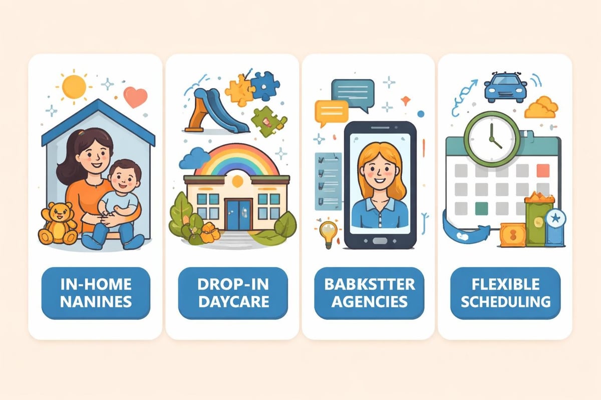 Types of one-day childcare arrangements