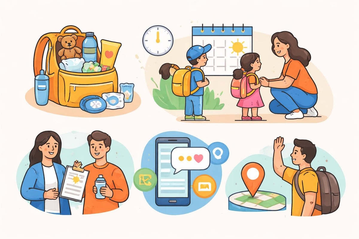 Preparing for one-day childcare