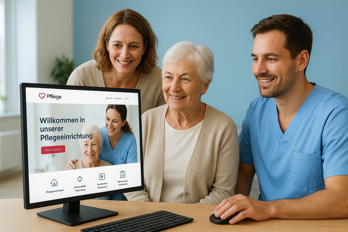 <span style="color:#3882DB">Die Bedeutung Einer Gepflegten Homepage Im Pflegebereich</span>