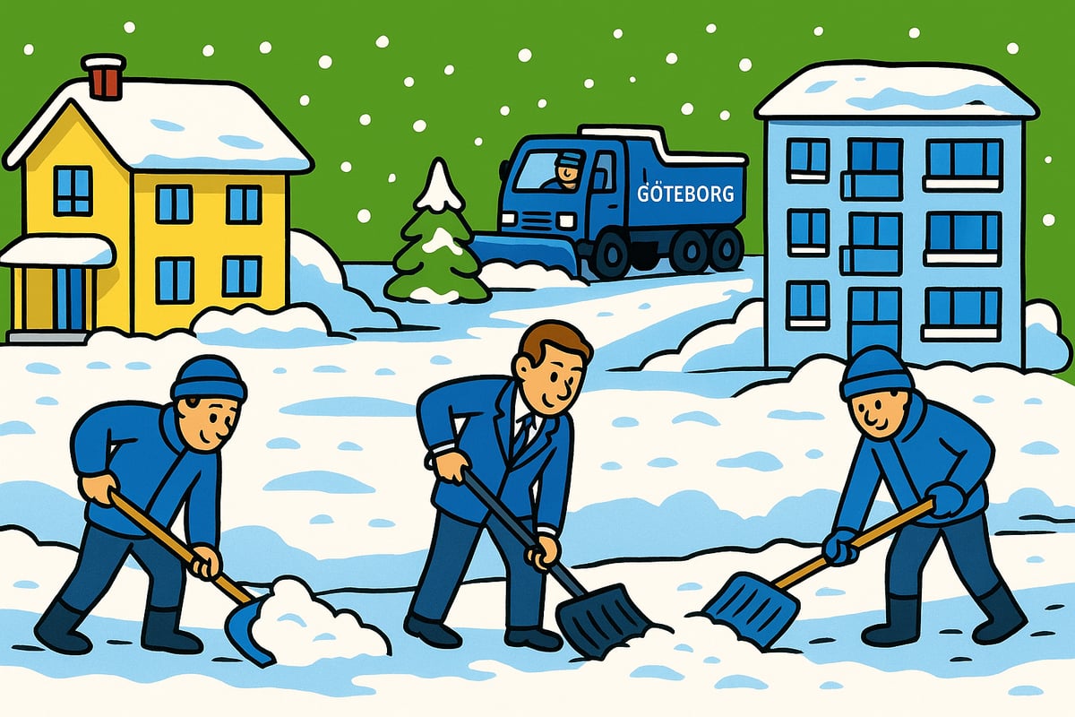 Regler och ansvar för snöröjning i Göteborg
