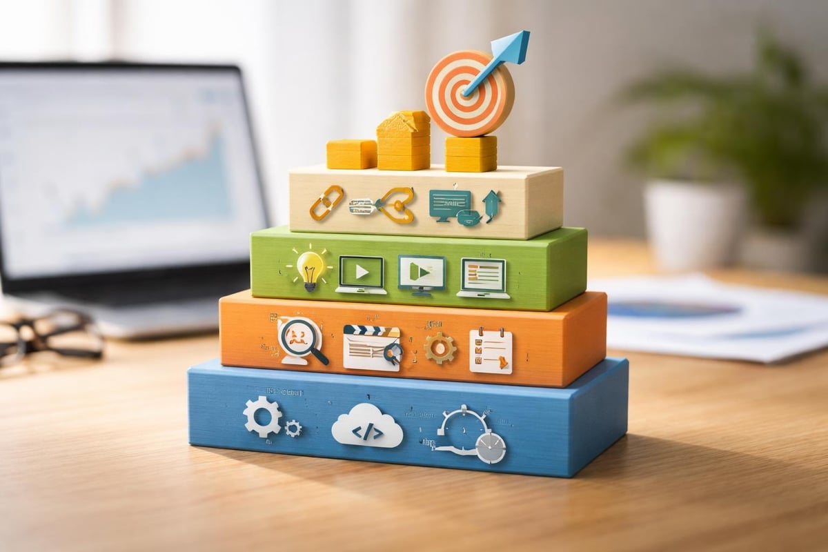 SEO optimization pyramid