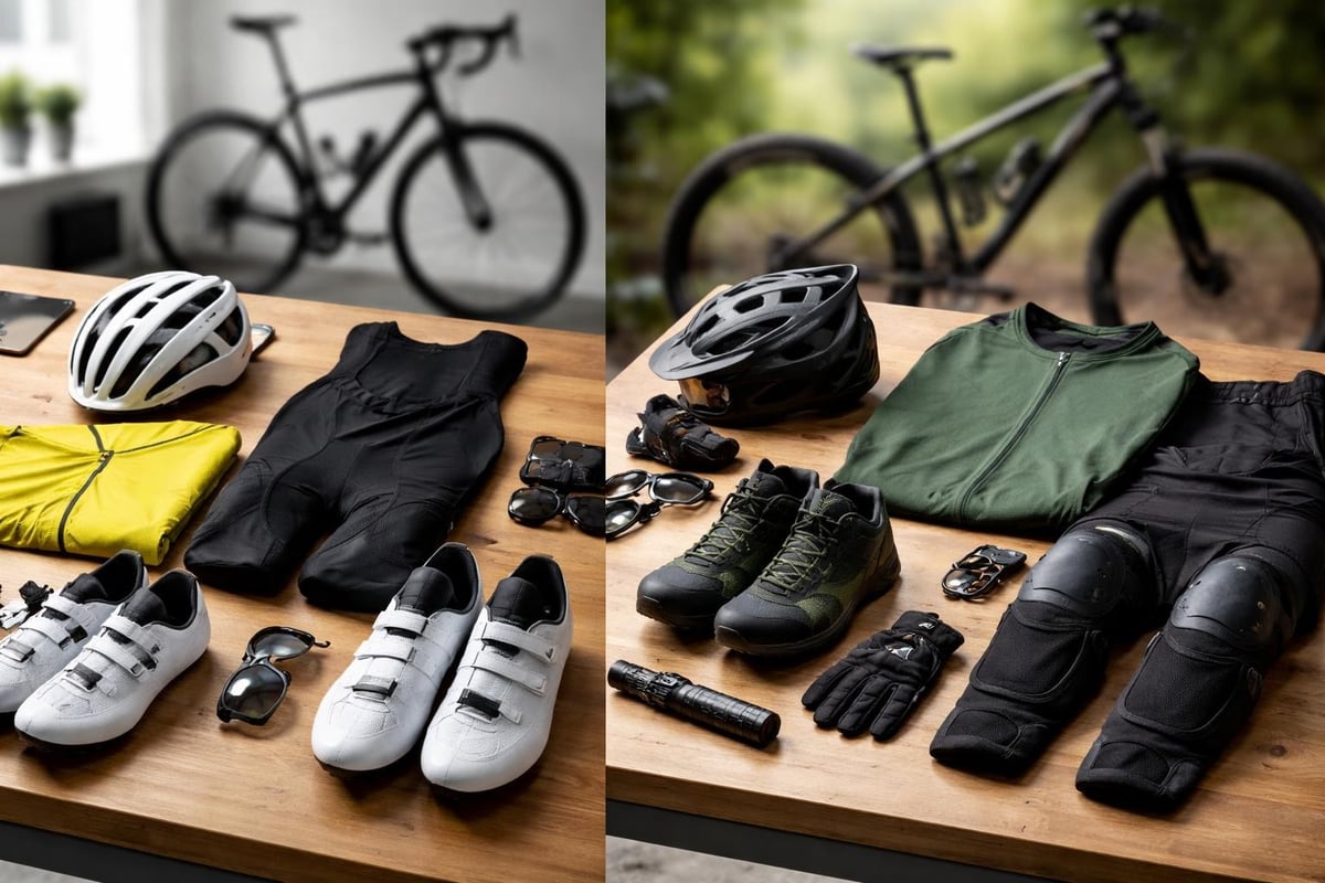 Essential cycling gear categories
