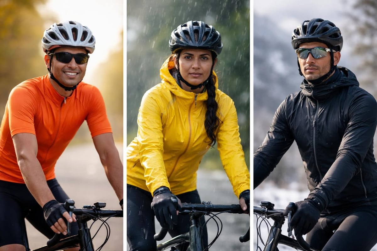 Seasonal cycling gear