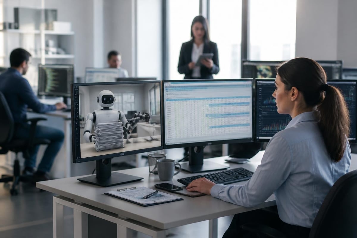 Back office automation workflow