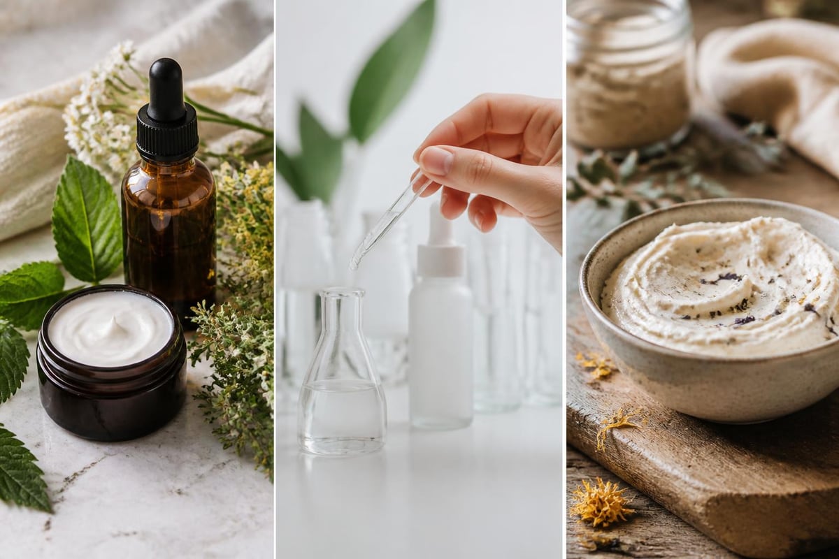 Natural skincare philosophy comparison
