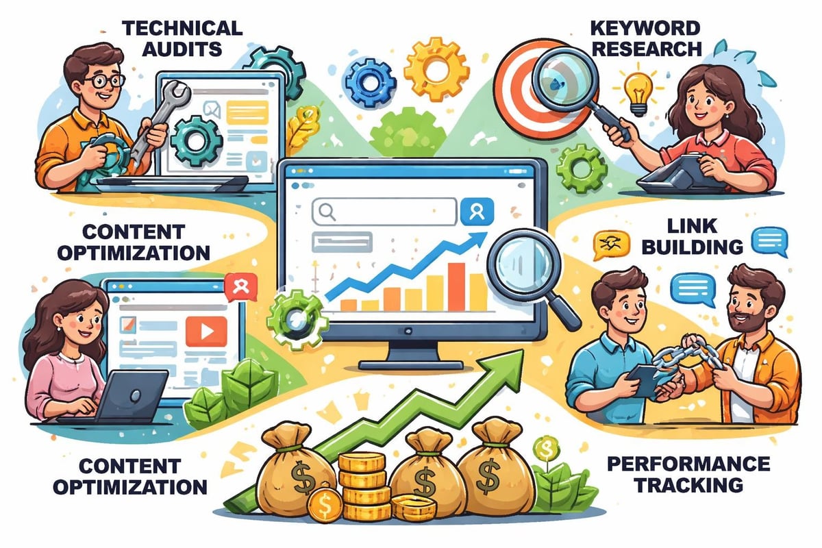 SEO service components