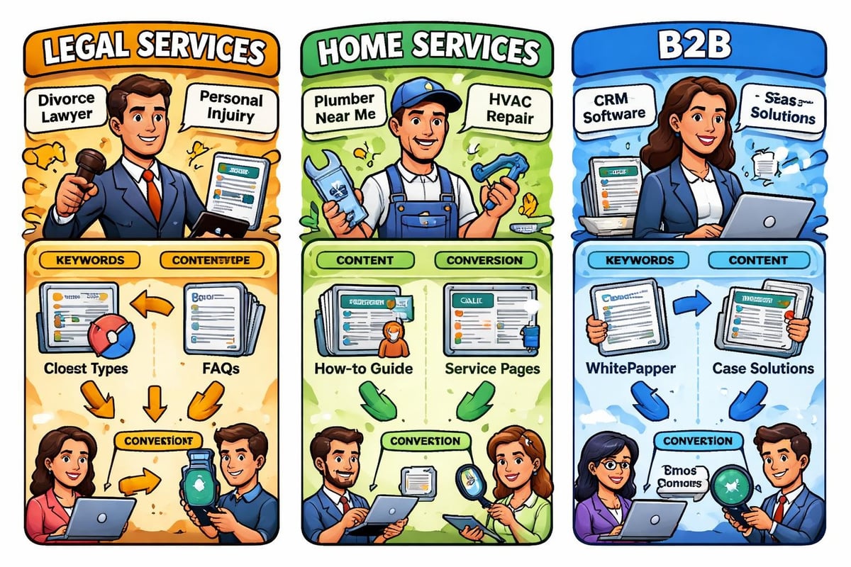 Industry SEO comparison