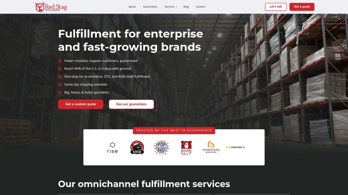8 Leading Fulfillment Providers Transforming E-Commerce 2026 - Red Stag Fulfillment