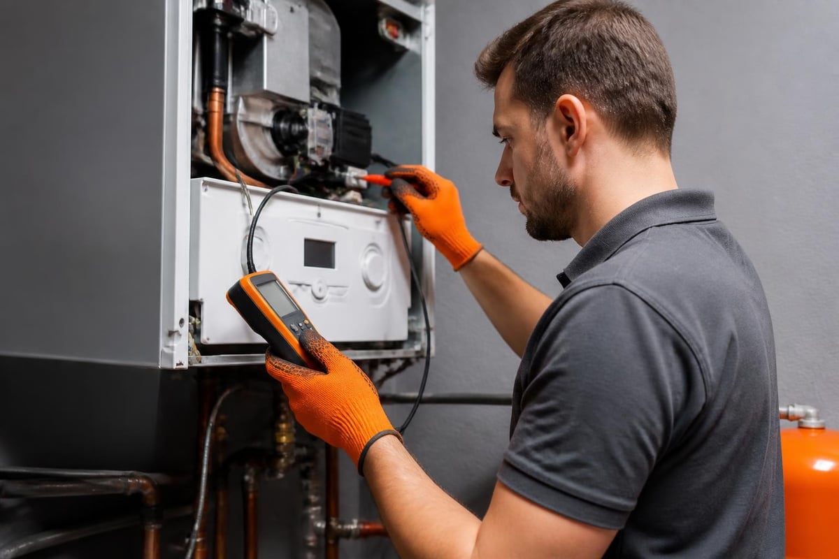Boiler service process
