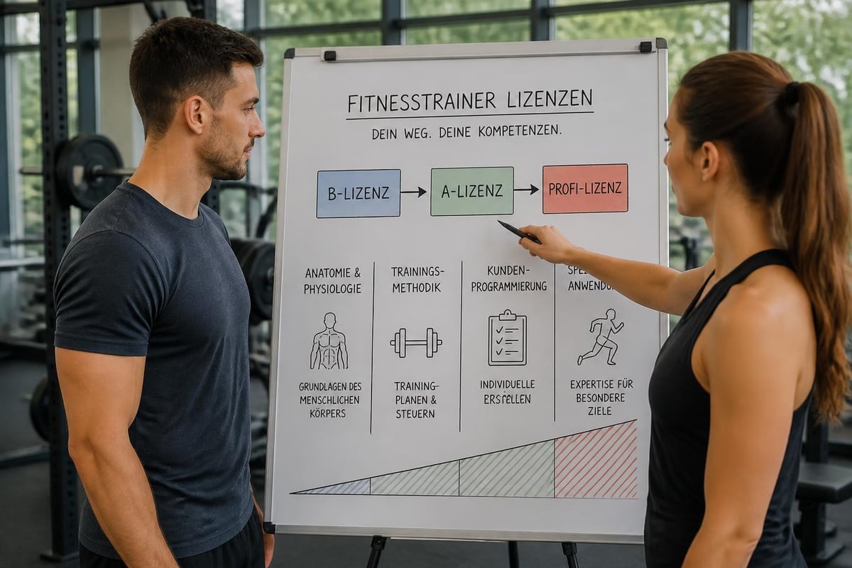Fitnesstrainer Lizenzstufen