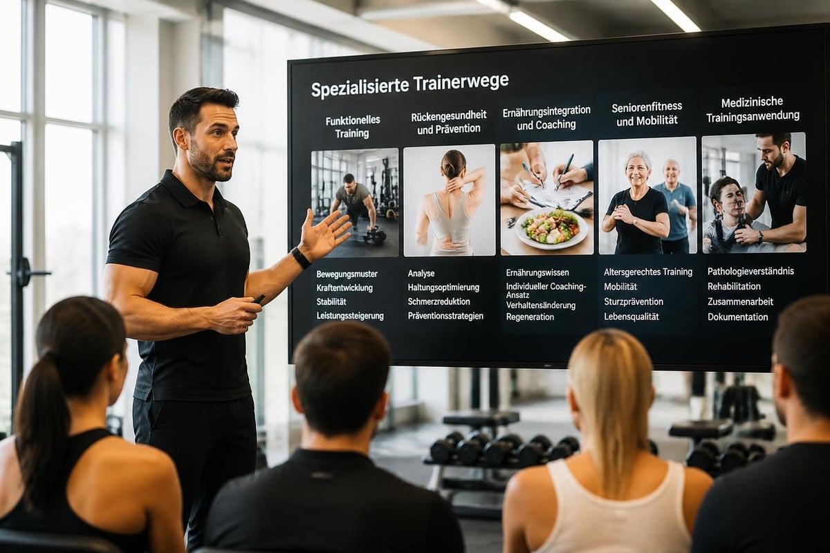 Spezialisierungen Fitnesstrainer