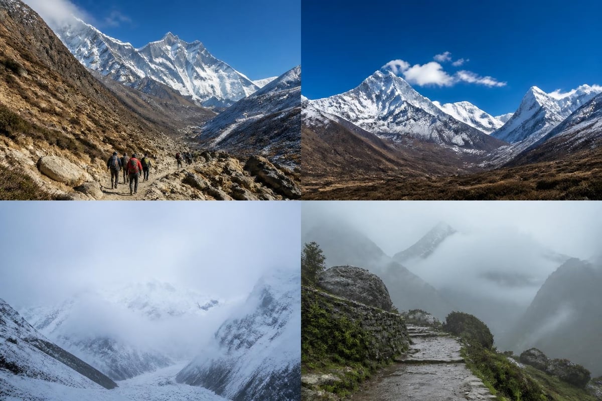 Seasonal weather comparison
