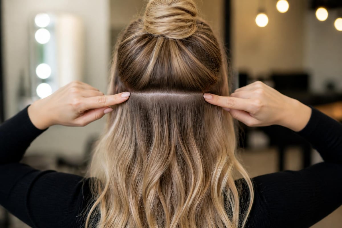 Hair sectioning technique