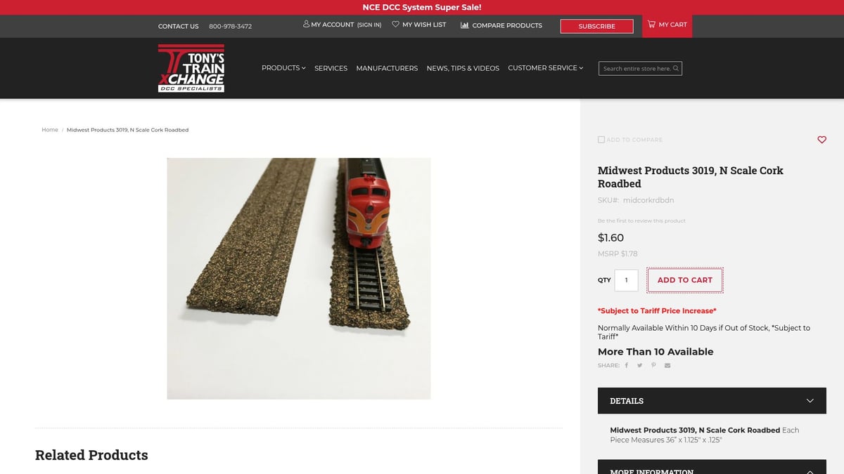 7 Essential Model Train Scenery Supplies for 2025 - Midwest Cork Roadbed