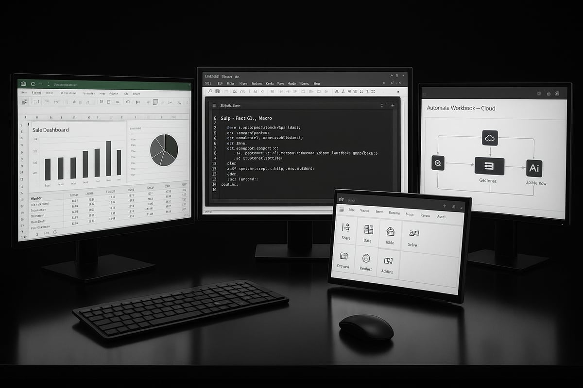 Automation Tools and Techniques for Excel Workflows