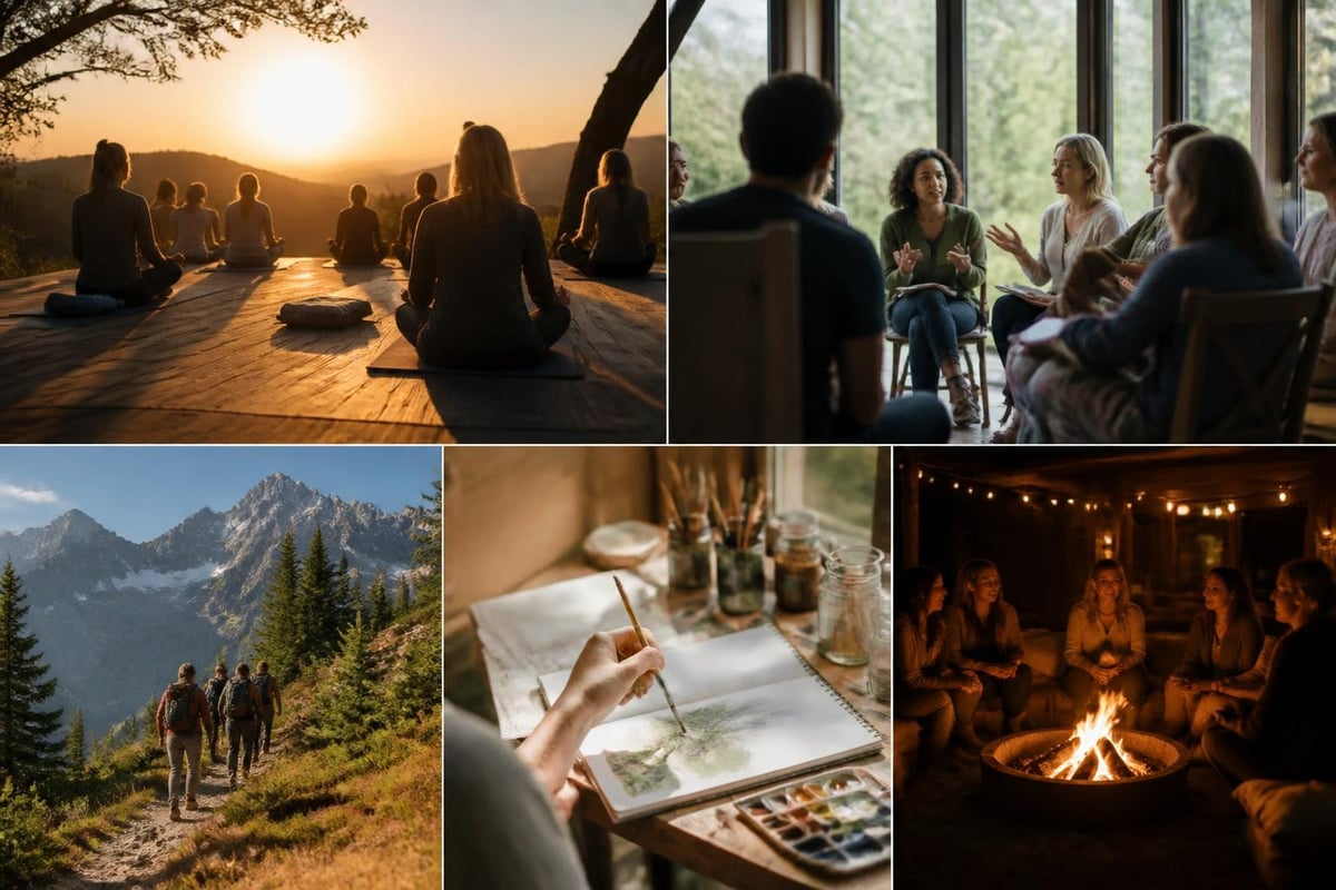 Daily retreat schedule flow