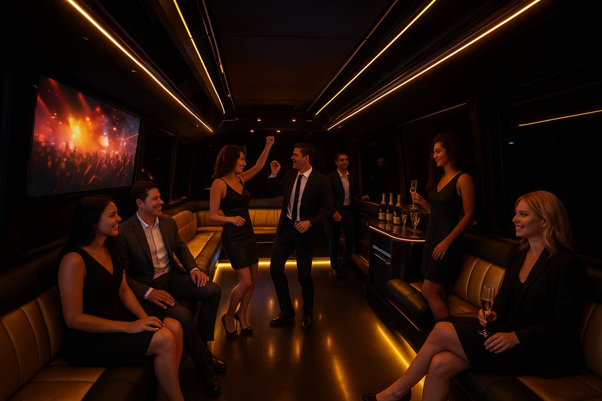 The Ultimate Limousine Bus Features and Amenities in 2026
