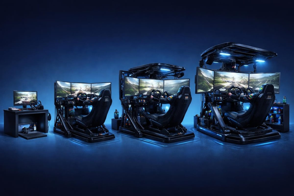 Advanced sim racing ecosystem