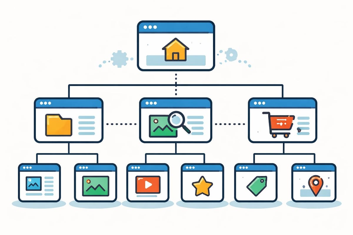 Site architecture diagram