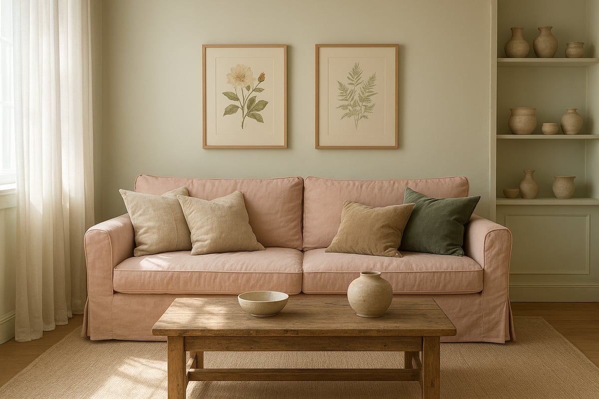 Kärnelement i modern shabby chic-stil