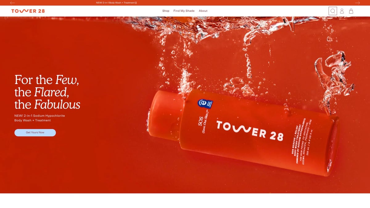 9 Must-Try Small Cosmetic Brands Making Waves in 2026 - 2. Tower 28 Beauty