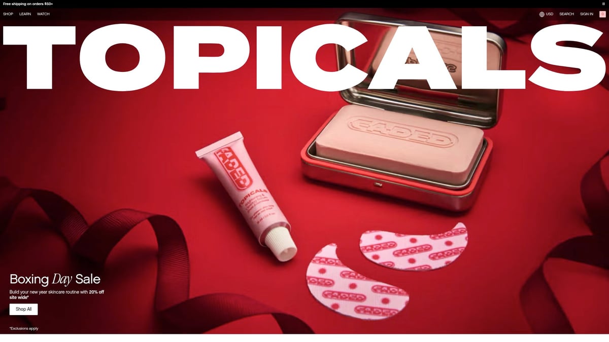 9 Must-Try Small Cosmetic Brands Making Waves in 2026 - 8. Topicals