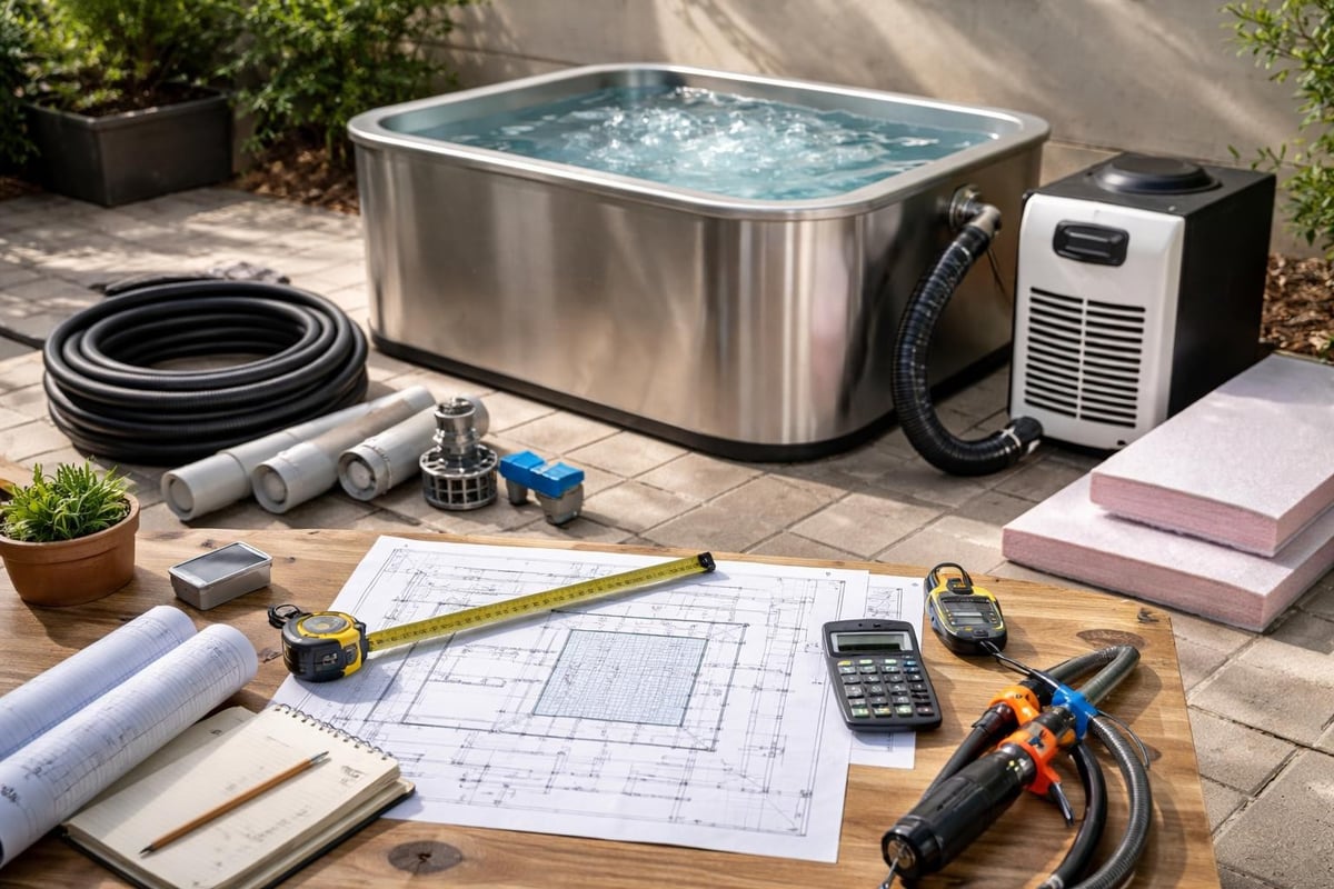 Cold plunge setup checklist