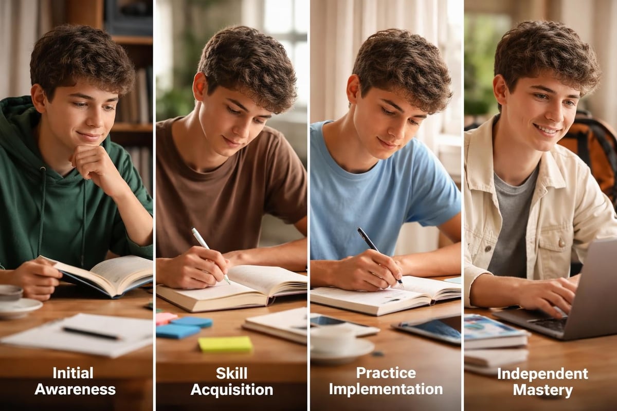 Teen development milestones with support books