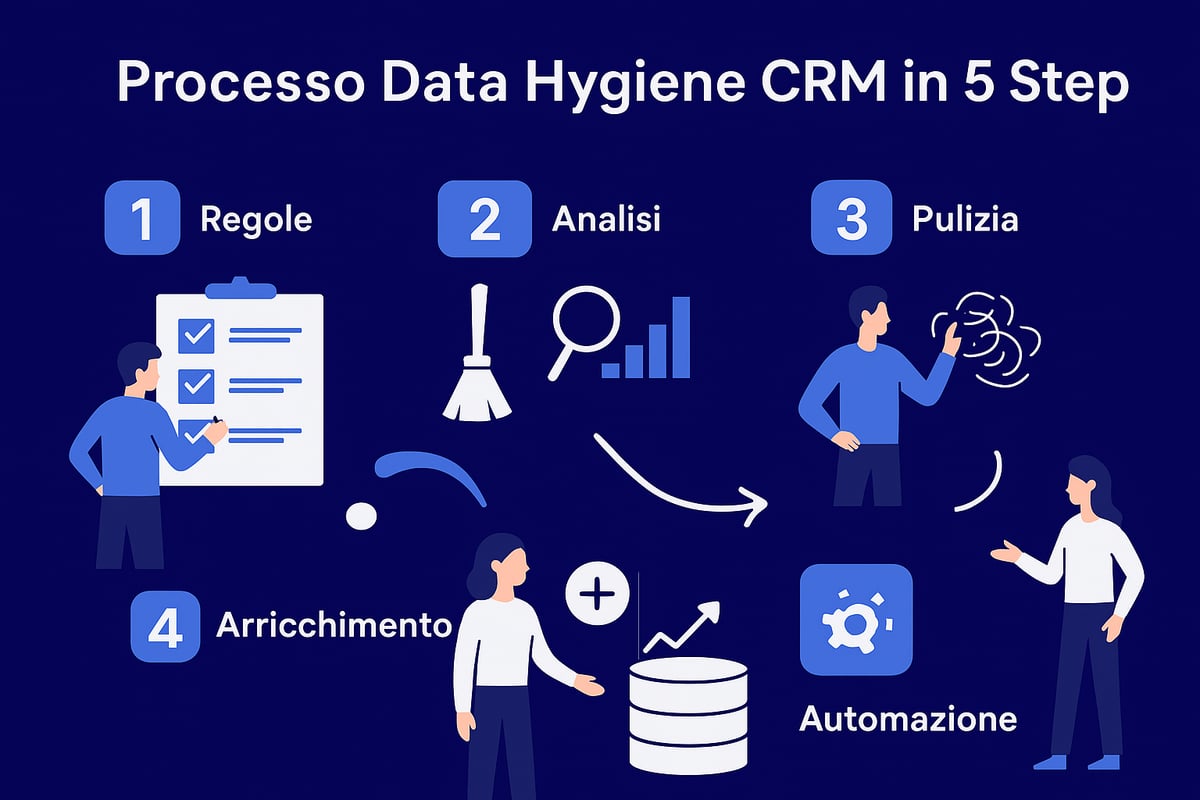 Il Processo di CRM Data Hygiene in 5 Step per il 2025