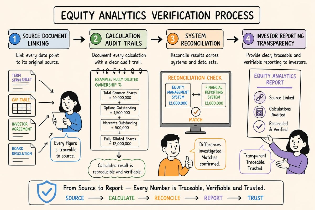 Equity verification workflow