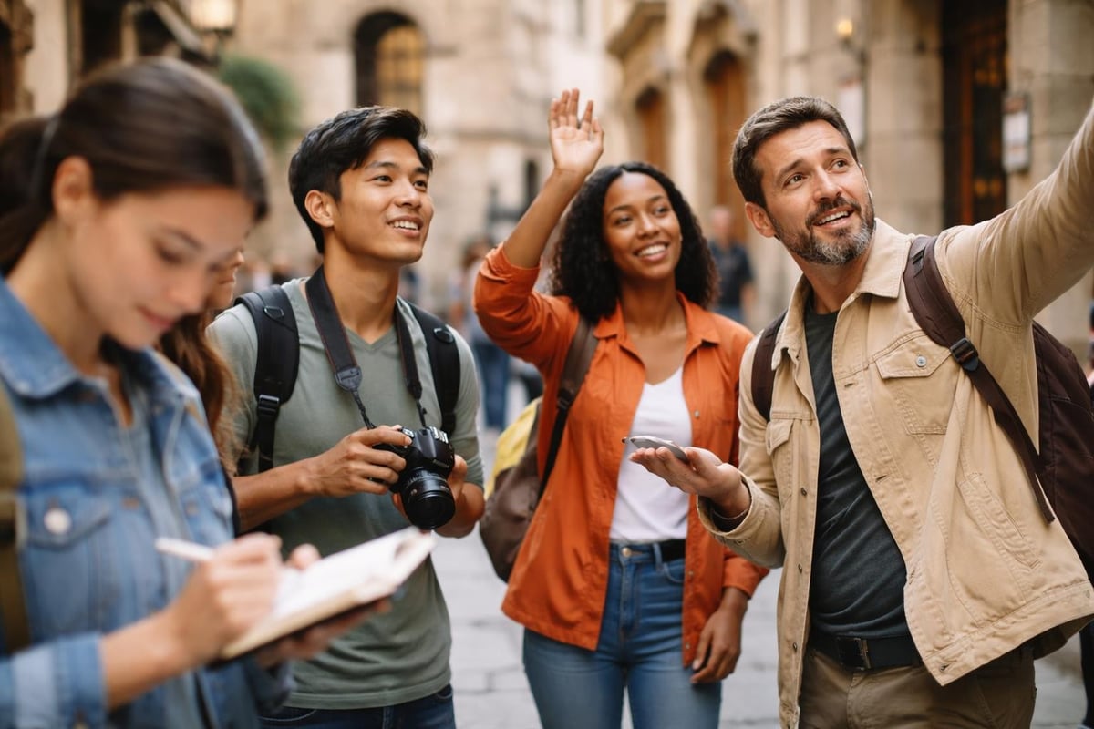 Walking tour engagement